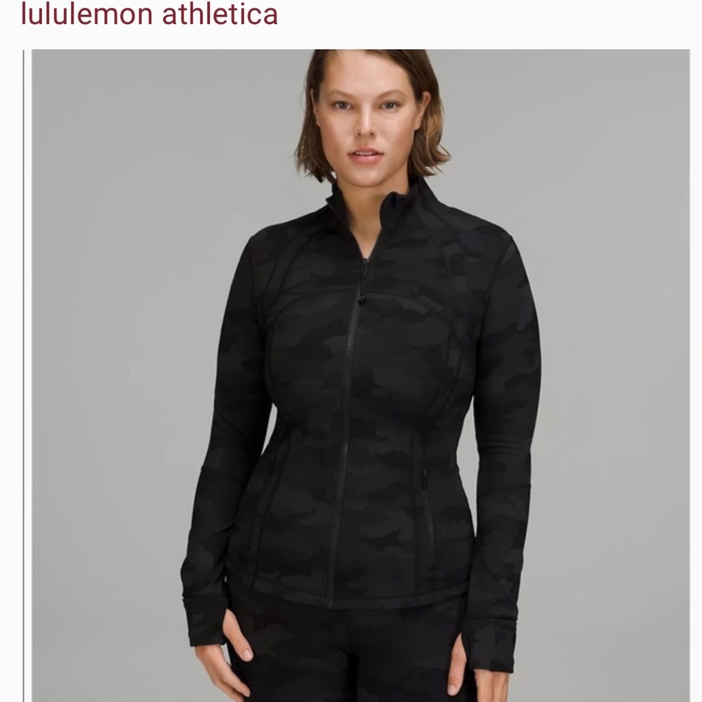 Lululemon Athletica Define Jacket * Luxtreme (black camo print)
